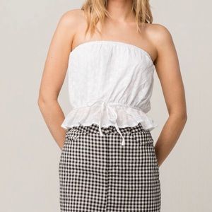 White tube top